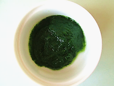 ほうれん草のペースト画像