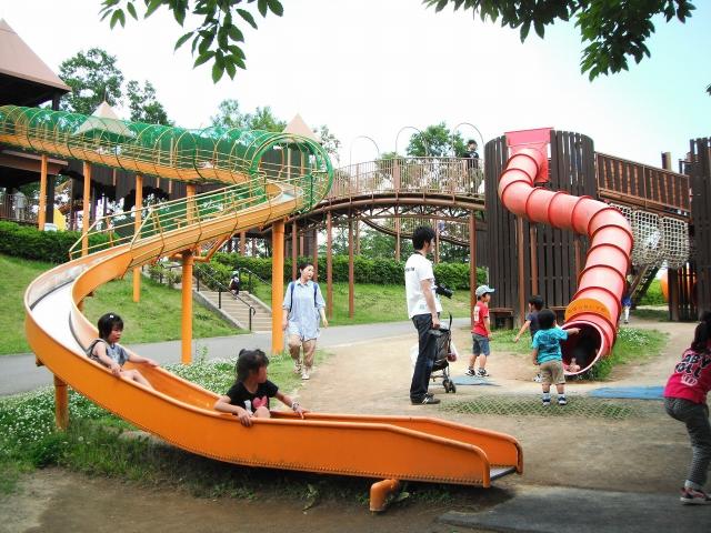 るるパークの遊具の画像